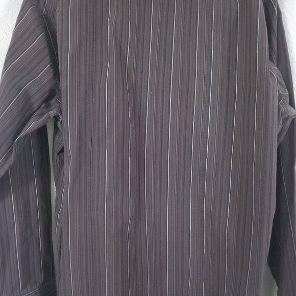 Johnston & Murphy Brown  Dress Shirt Size Extra Large - Picture 8 of 9